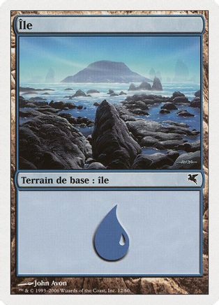 Island (French) - "Ile" (H12) (PSAL-H12) - Magic Encyclopedia 2005 (Salvat/Hachette)