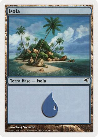Island (Italian) - "Isola" (E33) (PSAL-E33) - Magic Encyclopedia 2005 (Salvat/Hachette)