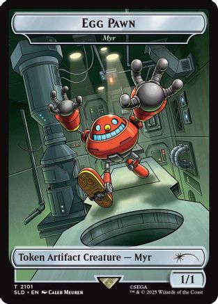 Egg Pawn - Myr Token (SLD-2101) - Secret Lair Drop Series