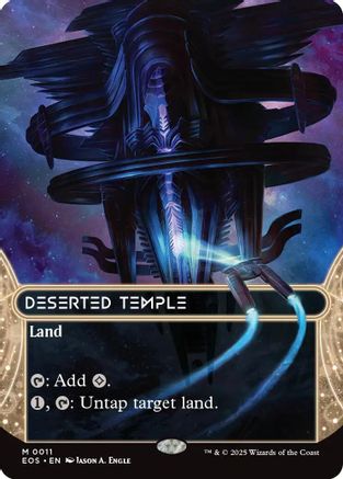 Deserted Temple (0011) (Borderless) (EOS-011) - Edge of Eternities: Stellar Sights Foil