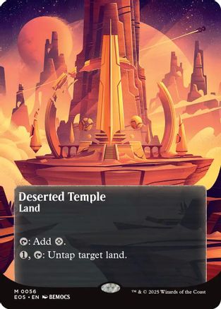 Deserted Temple (0056) (Borderless) (EOS-056) - Edge of Eternities: Stellar Sights