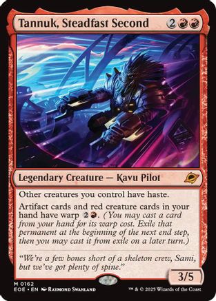 Tannuk, Steadfast Second (EOE-162) - Edge of Eternities