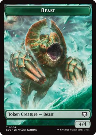 Beast (0006) // Pest Double-Sided Token (EOC-6 // 9) - Commander: Edge of Eternities