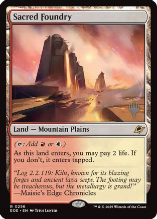 Sacred Foundry (PPEOE-256) - Promo Pack: Edge of Eternities Foil