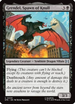 Grendel, Spawn of Knull (SPE-009) - Marvel's Spider-Man: Eternal-Legal Foil