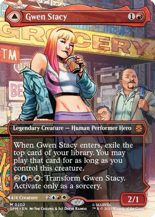 Gwen Stacy (0202) (Borderless) (SPM-202) - Marvel's Spider-Man
