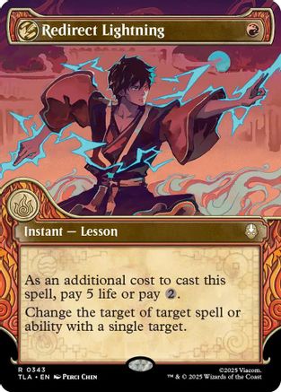 Redirect Lightning (Showcase) (TLA-343) - Avatar: The Last Airbender