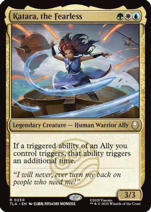 Katara, the Fearless (TLA-230) - Avatar: The Last Airbender Foil