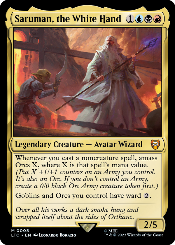 Saruman, the White Hand (LTC-008) - Tales of Middle-earth Commander