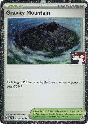 Gravity Mountain 177  - Holofoil Prize Pack Series Cards - Uncommon