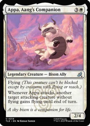 Appa, Aang's Companion (0214) (TLE-214) - Avatar: The Last Airbender: Eternal-Legal Foil
