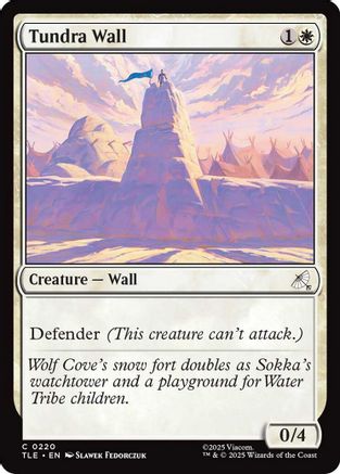 Tundra Wall (0220) (TLE-220) - Avatar: The Last Airbender: Eternal-Legal Foil
