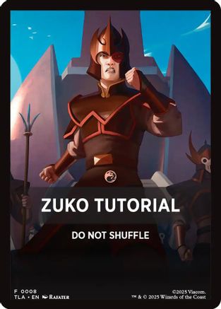 Zuko Tutorial Theme Card (TLA-008) - Avatar: The Last Airbender: Eternal-Legal