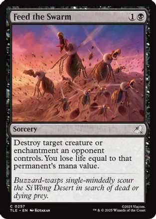 Feed the Swarm (TLE-257) - Avatar: The Last Airbender: Eternal-Legal Foil