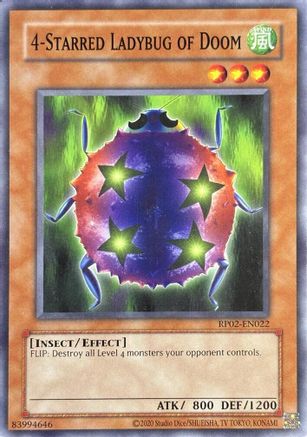 4-Starred Ladybug of Doom (RP02-EN022) - Retro Pack 2 (2020 Date Reprint) Unlimited