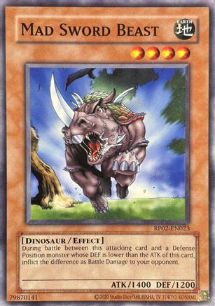 Mad Sword Beast (RP02-EN023) - Retro Pack 2 (2020 Date Reprint) Unlimited