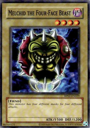 Melchid the Four-Face Beast (RP02-EN029) - Retro Pack 2 (2020 Date Reprint) Unlimited