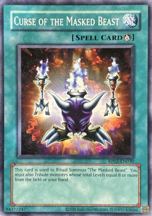 Curse of the Masked Beast (RP02-EN030) - Retro Pack 2 (2020 Date Reprint) Unlimited
