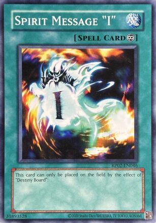 Spirit Message "I" (RP02-EN046) - Retro Pack 2 (2020 Date Reprint) Unlimited