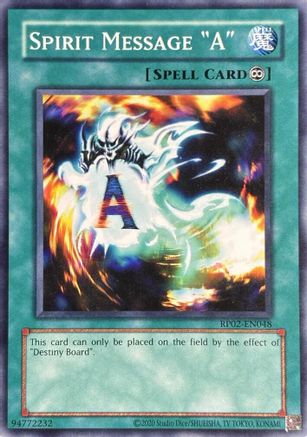 Spirit Message "A" (RP02-EN048) - Retro Pack 2 (2020 Date Reprint) Unlimited