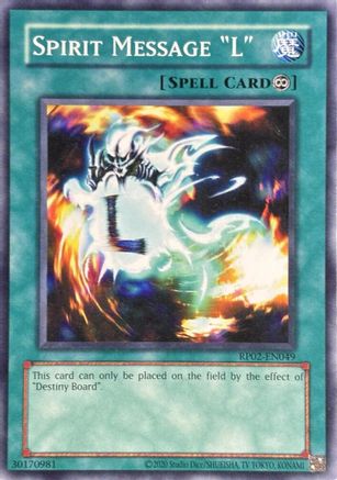 Spirit Message "L" (RP02-EN049) - Retro Pack 2 (2020 Date Reprint) Unlimited
