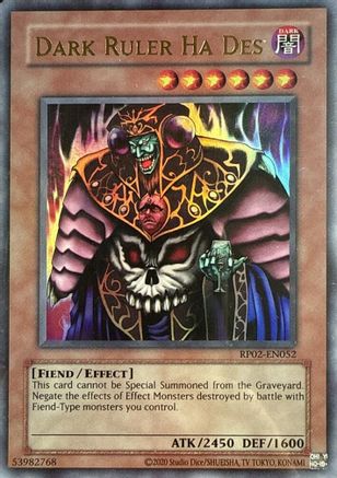 Dark Ruler Ha Des (RP02-EN052) - Retro Pack 2 (2020 Date Reprint) Unlimited