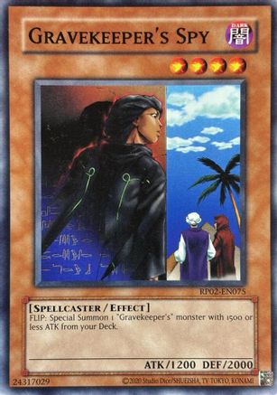 Gravekeeper's Spy (RP02-EN075) - Retro Pack 2 (2020 Date Reprint) Unlimited