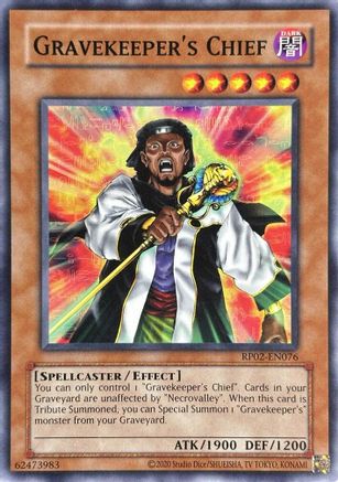 Gravekeeper's Chief (RP02-EN076) - Retro Pack 2 (2020 Date Reprint) Unlimited