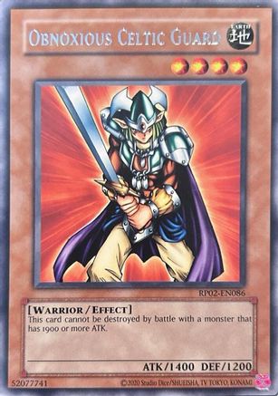 Obnoxious Celtic Guard (RP02-EN086) - Retro Pack 2 (2020 Date Reprint) Unlimited