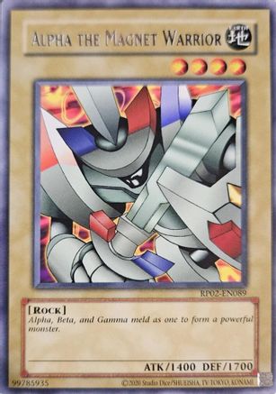 Alpha The Magnet Warrior (RP02-EN089) - Retro Pack 2 (2020 Date Reprint) Unlimited