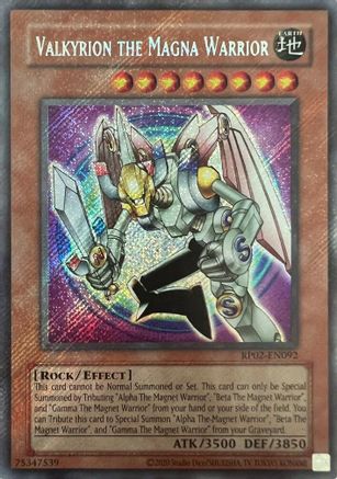 Valkyrion the Magna Warrior (RP02-EN092) - Retro Pack 2 (2020 Date Reprint) Unlimited