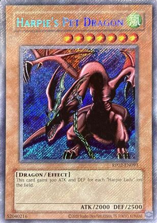 Harpie's Pet Dragon (RP02-EN093) - Retro Pack 2 (2020 Date Reprint) Unlimited