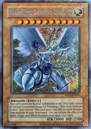 Blue-Eyes Shining Dragon (RP02-EN096) - Retro Pack 2 (2020 Date Reprint) Unlimited
