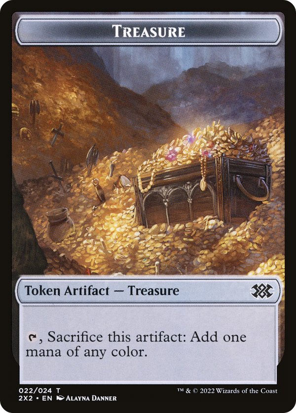Treasure (T2X2-022) - Double Masters 2022 Tokens