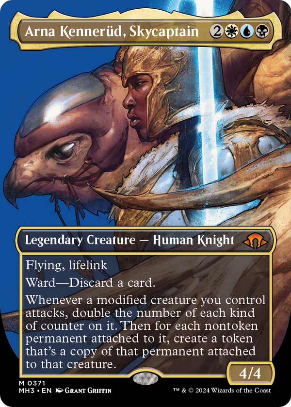 Arna Kennerud, Skycaptain (Borderless) (MH3-371) - Modern Horizons 3 Foil