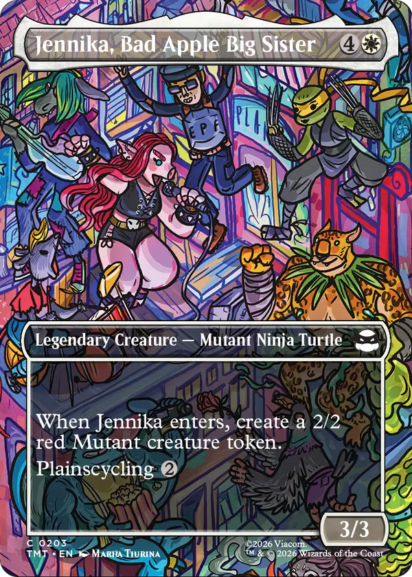 Jennika, Bad Apple Big Sister (Borderless) (TMT-203) - Teenage Mutant Ninja Turtles