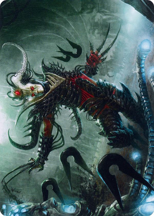 Vraan, Executioner Thane // Vraan, Executioner Thane (AONE-024) - Phyrexia: All Will Be One Art Series (Borderless) Foil