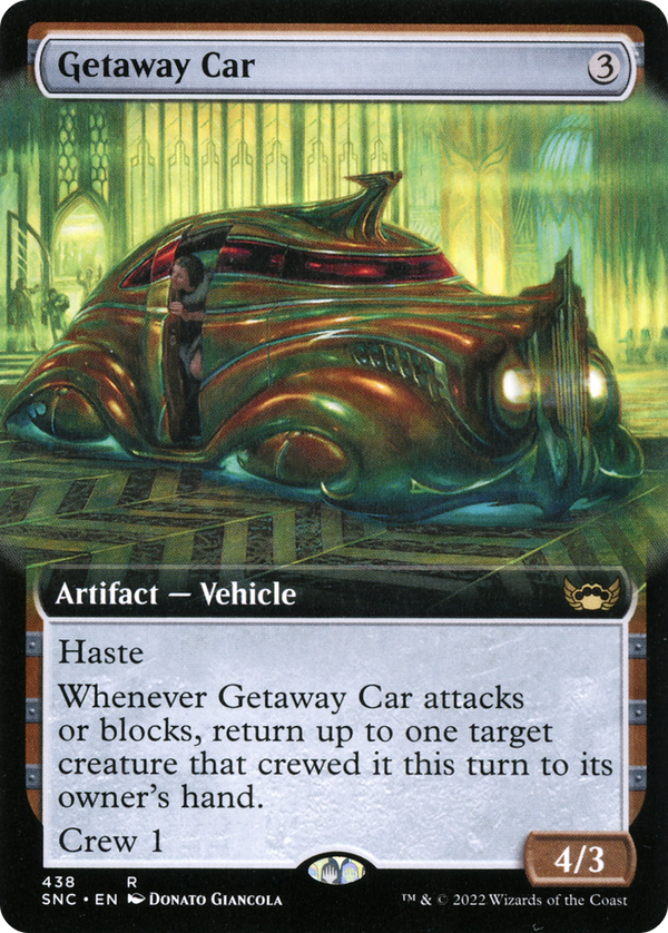 Getaway Car (Extended Art) (SNC-438) - Streets of New Capenna: (Extended Art)