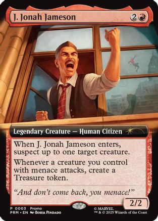 J. Jonah Jameson (Extended Art) (UMP-003) - Unique and Miscellaneous Promos