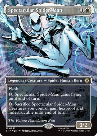 Spectacular Spider-Man (0241) (Borderless) (Textured Foil) (SPM-241) - Marvel's Spider-Man Foil