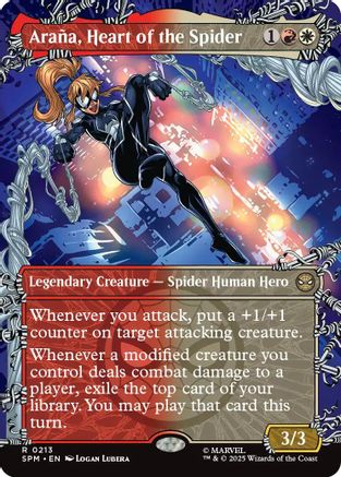 Arana, Heart of the Spider (Borderless) (SPM-213) - Marvel's Spider-Man