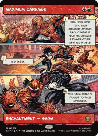Maximum Carnage (Borderless) (SPM-225) - Marvel's Spider-Man