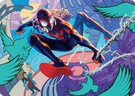 Spider-Man, Brooklyn Visionary Art Card (AASPM-020) - Art Series: Marvel's Spider-Man