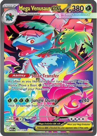 Mega Venusaur ex 177/132  - Holofoil ME01 Mega Evolution - Special Illustration Rare (138794234)