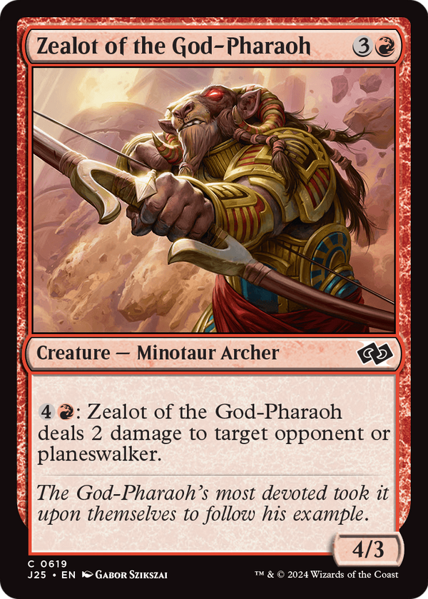 Zealot of the God-Pharaoh (J25-619) - Foundations Jumpstart