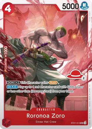 Roronoa Zoro - ST21-015 (Luffy Deck) (ST21-015) - Learn Together Deck Set