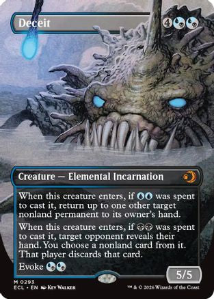 Deceit (Borderless) (ECL-293) - Lorwyn Eclipsed