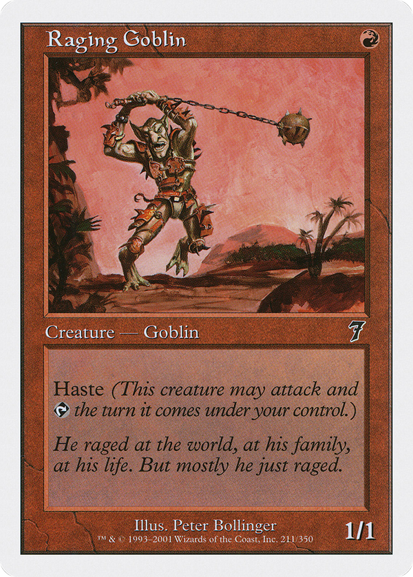 Raging Goblin (7ED-211) - 7th Edition Foil