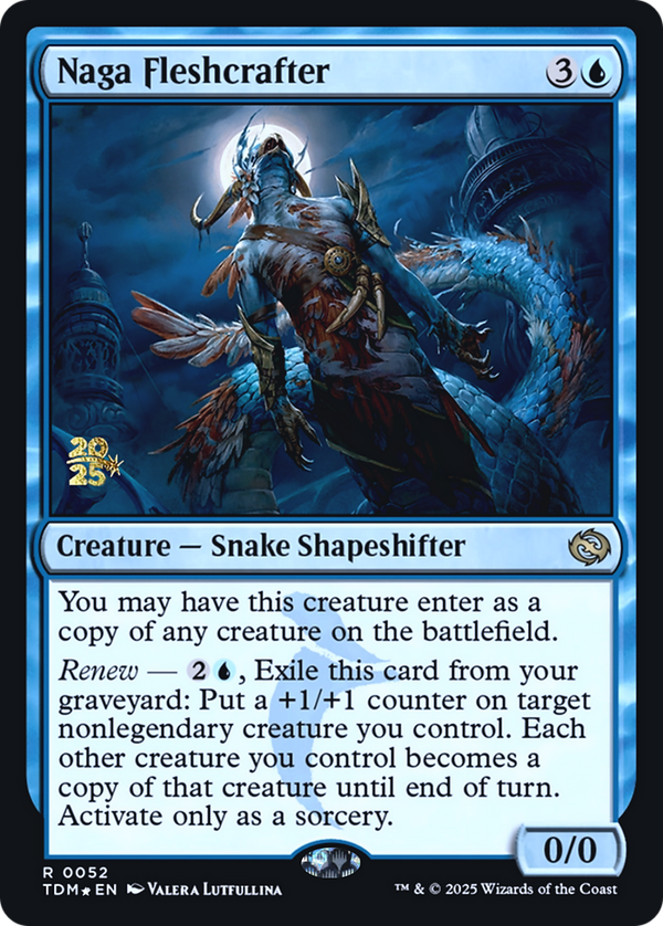 Naga Fleshcrafter (PRE-052) - Prerelease Cards Foil