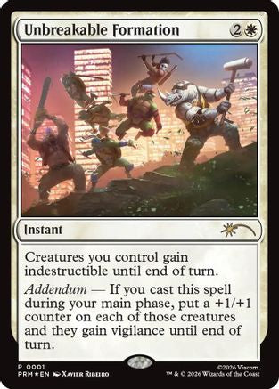 Unbreakable Formation (MEDIA-001) - Media Promos Foil